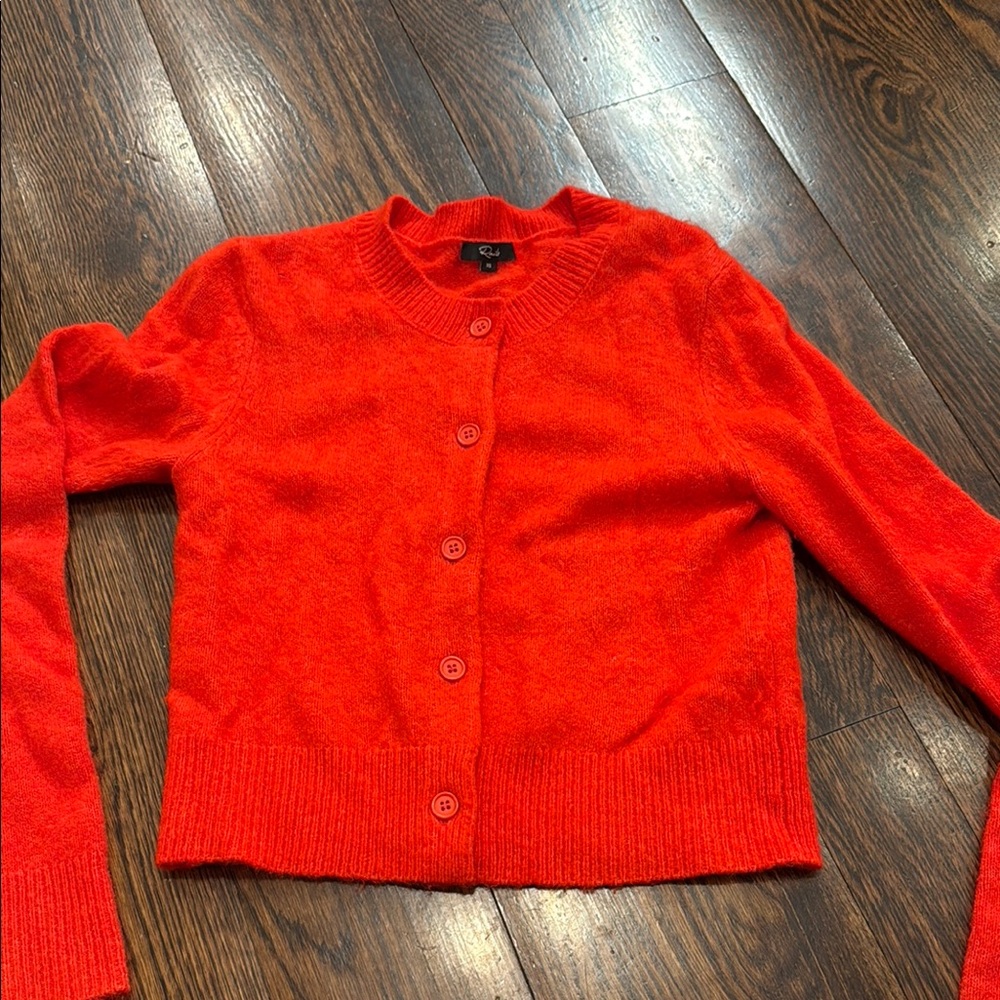 Rails Bright Red Button-Front Women's Cardigan
